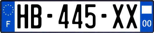 HB-445-XX