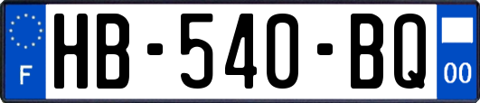 HB-540-BQ