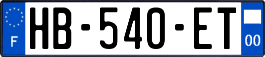 HB-540-ET