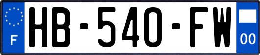 HB-540-FW