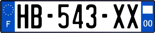 HB-543-XX