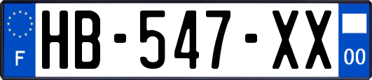 HB-547-XX