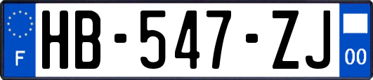 HB-547-ZJ