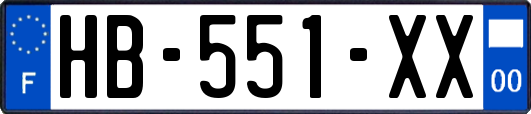 HB-551-XX