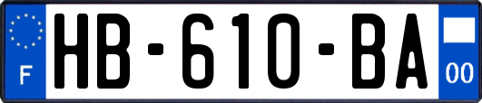 HB-610-BA