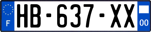 HB-637-XX