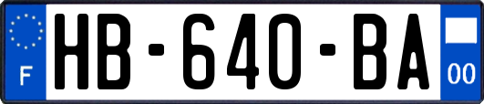 HB-640-BA