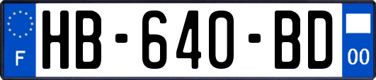 HB-640-BD