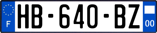 HB-640-BZ