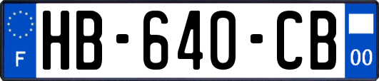 HB-640-CB