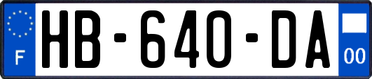 HB-640-DA