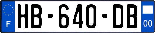 HB-640-DB