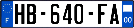 HB-640-FA