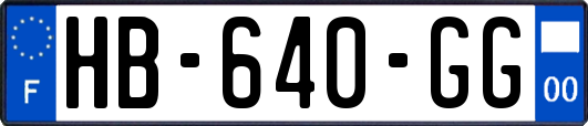 HB-640-GG