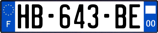 HB-643-BE