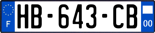 HB-643-CB