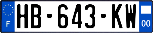 HB-643-KW