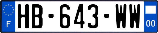 HB-643-WW