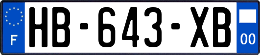 HB-643-XB