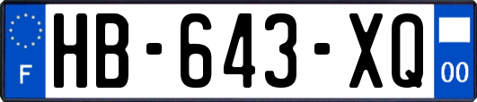 HB-643-XQ
