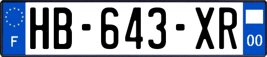 HB-643-XR