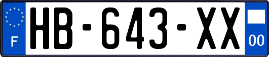 HB-643-XX