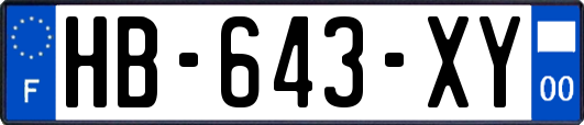 HB-643-XY