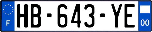 HB-643-YE