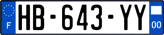 HB-643-YY