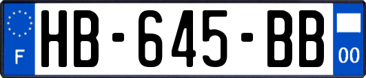 HB-645-BB