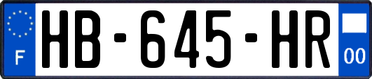 HB-645-HR