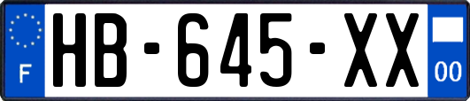 HB-645-XX