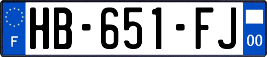 HB-651-FJ