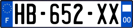 HB-652-XX