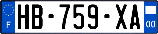 HB-759-XA