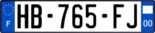HB-765-FJ