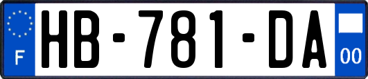 HB-781-DA