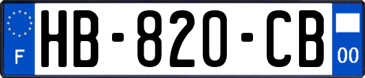 HB-820-CB