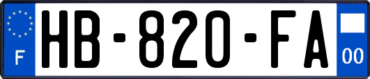 HB-820-FA