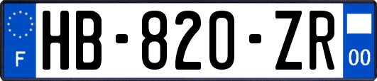 HB-820-ZR