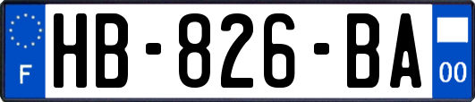 HB-826-BA