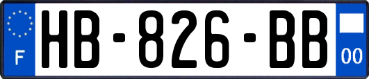 HB-826-BB