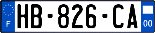 HB-826-CA