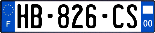 HB-826-CS