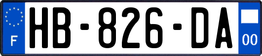 HB-826-DA