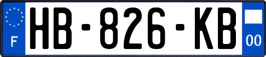 HB-826-KB