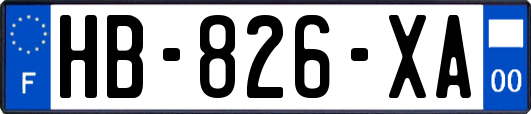 HB-826-XA