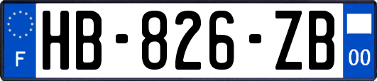HB-826-ZB