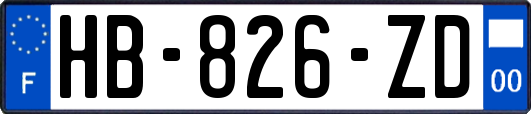 HB-826-ZD