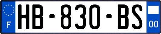 HB-830-BS